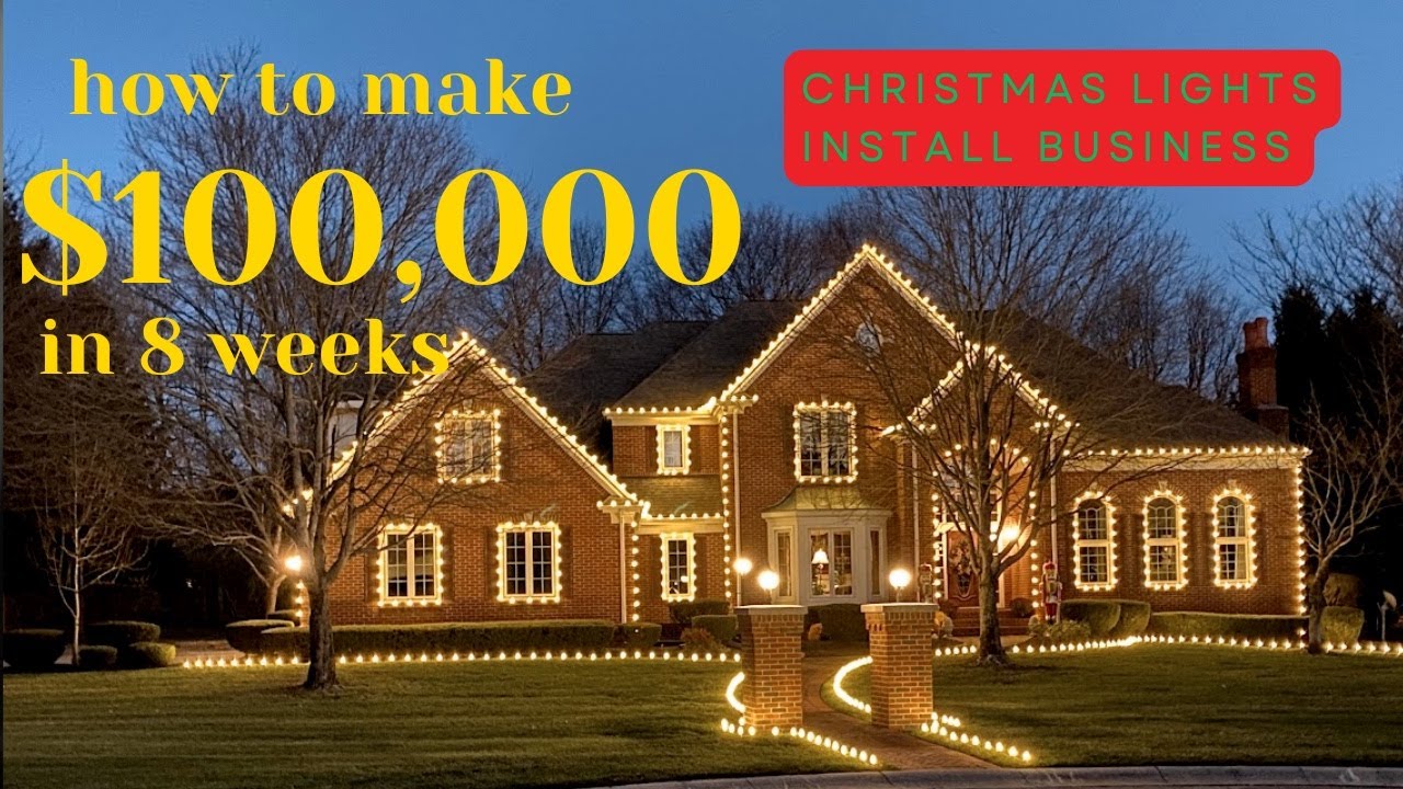 From Zero to $100K: First Year in Your Christmas Light Business