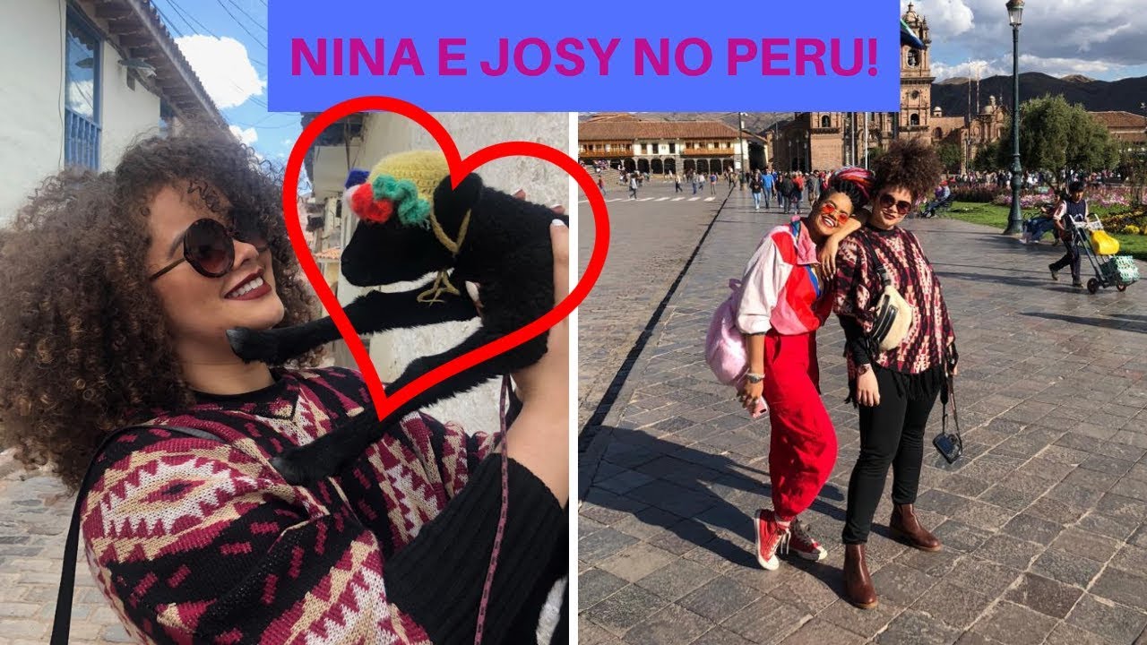 ABRACEI UMA LHAMA NO PERU! #NinaEJosyTakeTheWorld