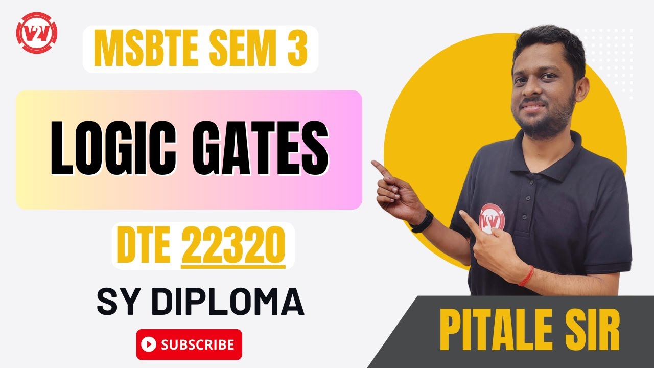 Logic Gates | SY Diploma | SEM 3 DTM / DTE