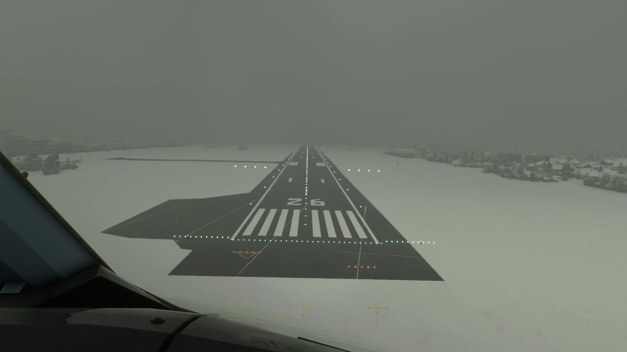 MSFS 2020 - Innsbruck (CATEGORY C) Snowy, Winter Landing - A320neo EasyJet colours