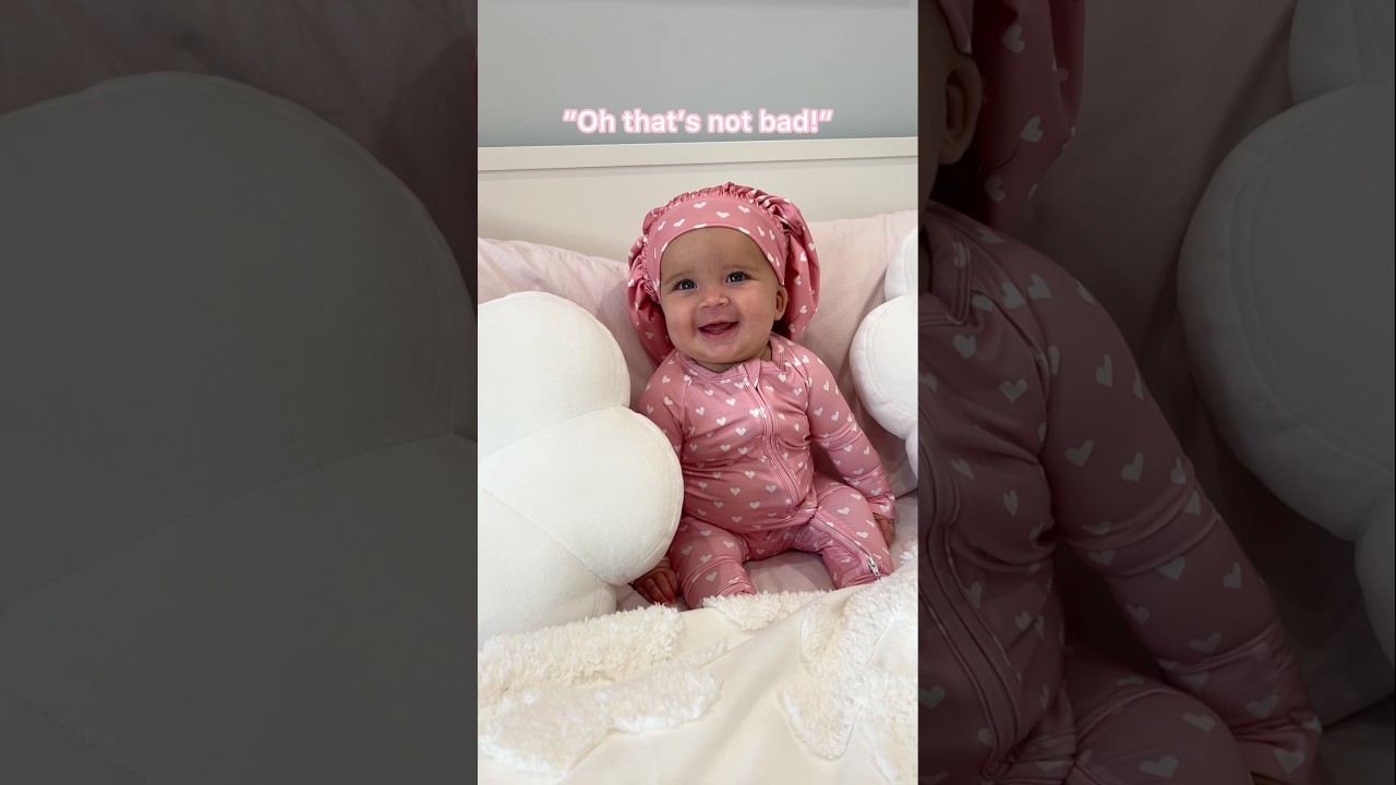 At least she's cute? 🤪 #baby #momlife #sleepregression #sleep #mom