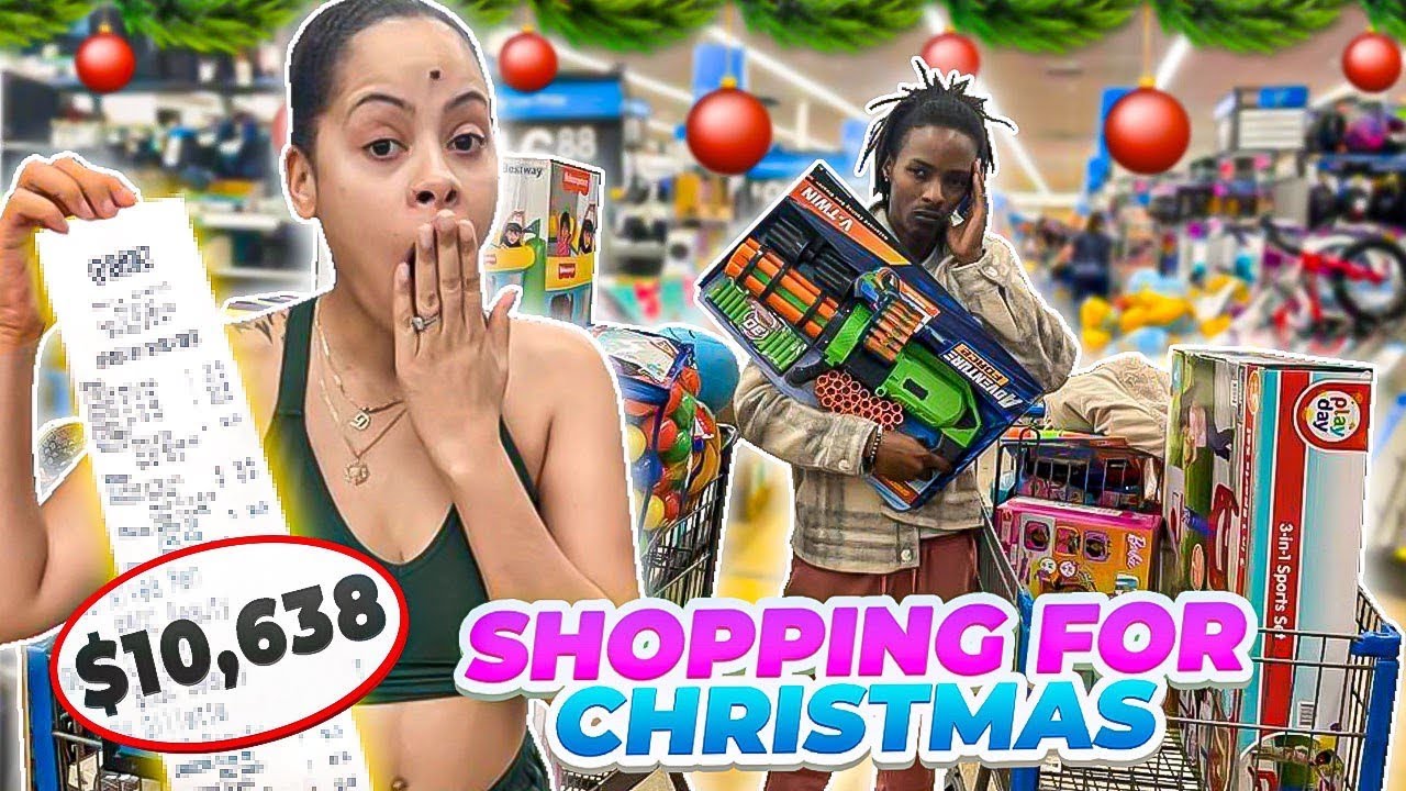Vlogmas Day 24: Christmas Shopping For My 6 Kids