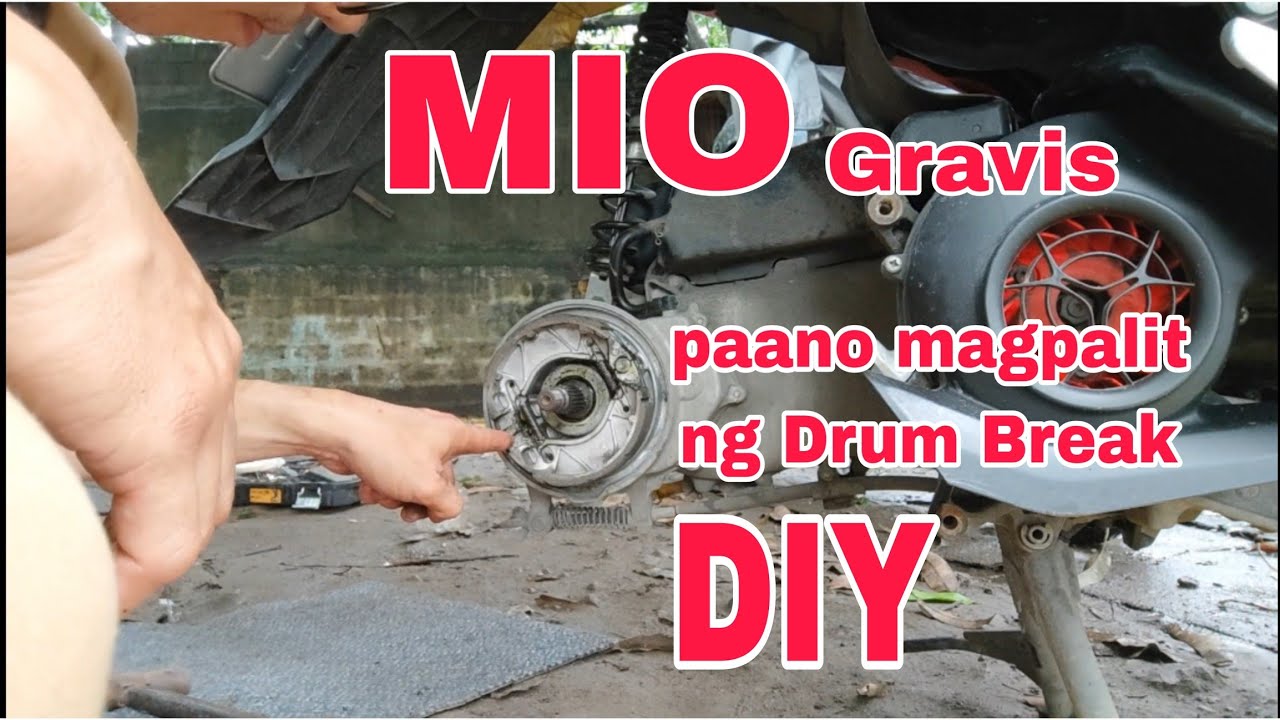 YAMAHA MIO Gravis | How to Replace Shoe Break DIY | Drum Break