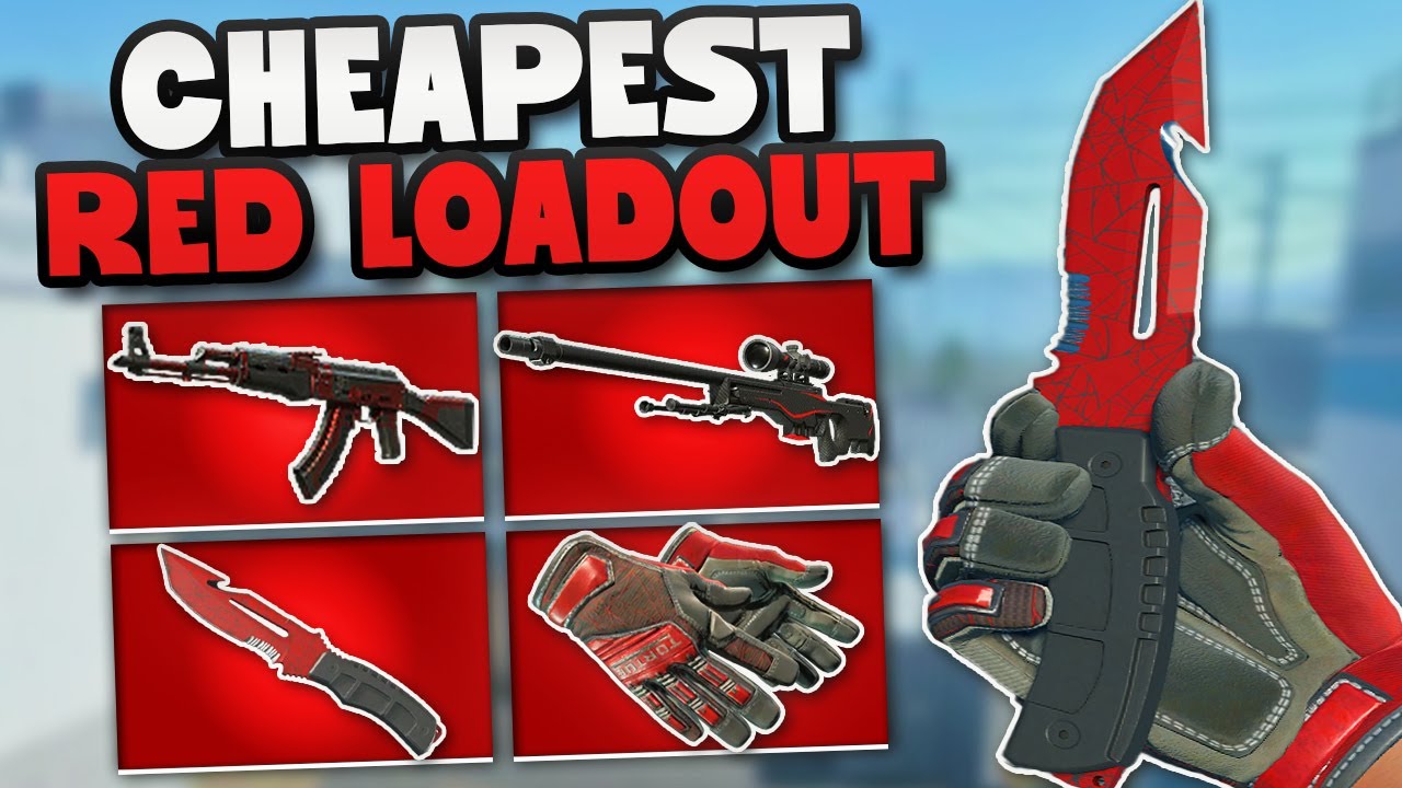 Лучшая бюджетная красная экипировка после обвала рынка CS2!