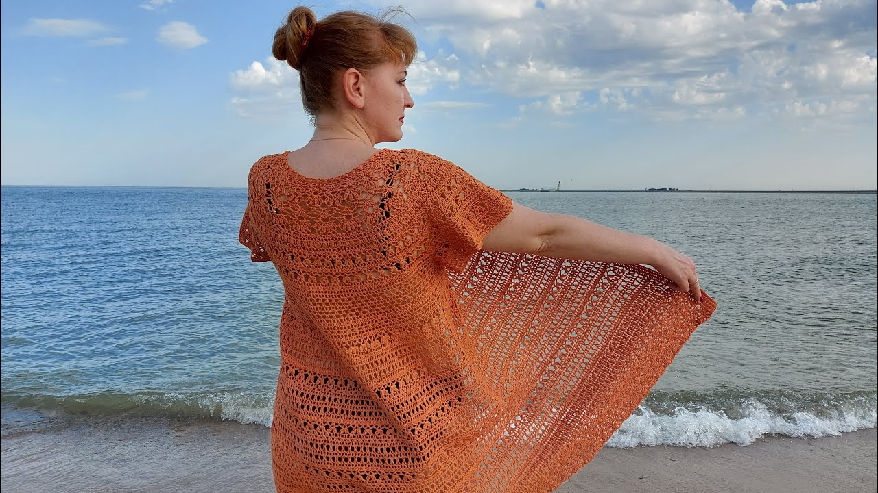 Пляжный халат/ Обзор #готоваяработа