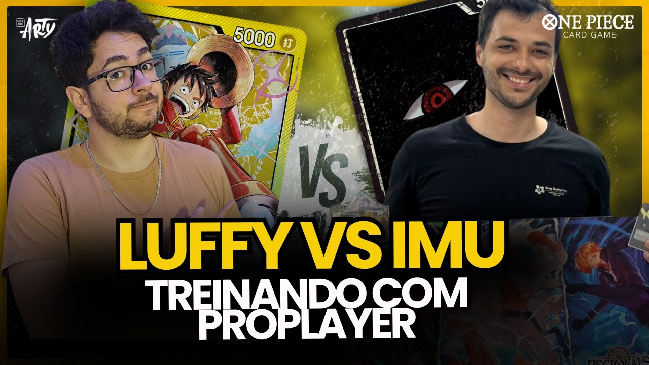 Como funciona a matchup de Luffy ST-29 contra Imu OP-13? Treinando do @BorgesTCG