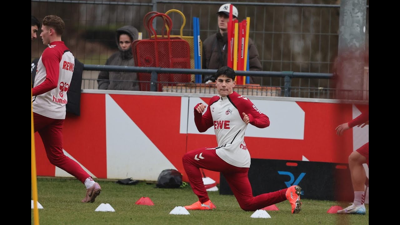 Das erste Training von Felipe Chávez beim 1. FC Köln