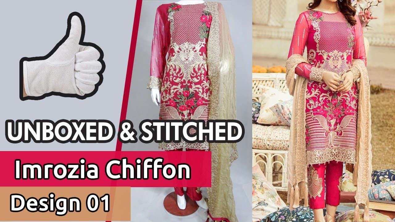 IMROZIA Chiffon Suit | UNBOX & STITCH | Dress Design 01