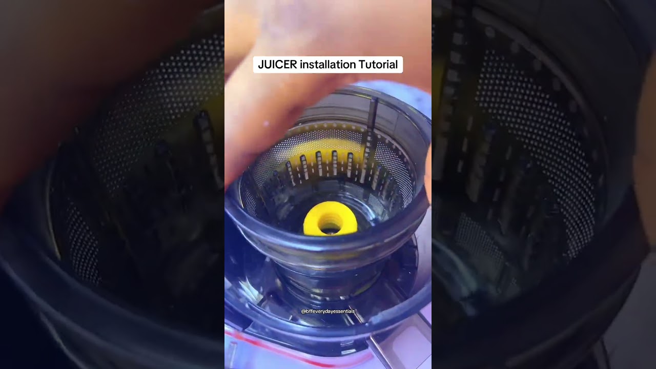How To Assemble A Slow Juicer | Step-by-Step Installation Guide