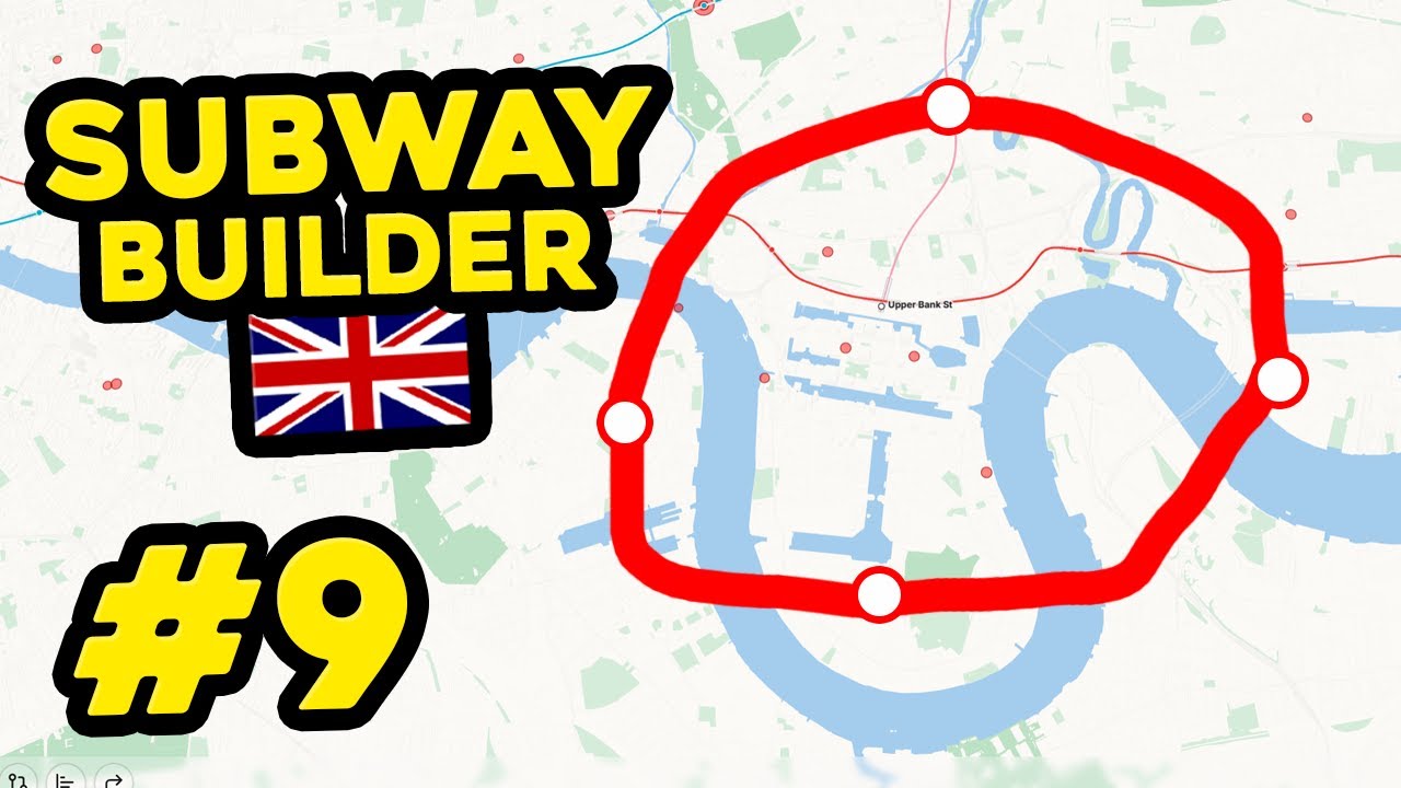 Building a HUGE LOOP Line - Subway Builder UK #9
