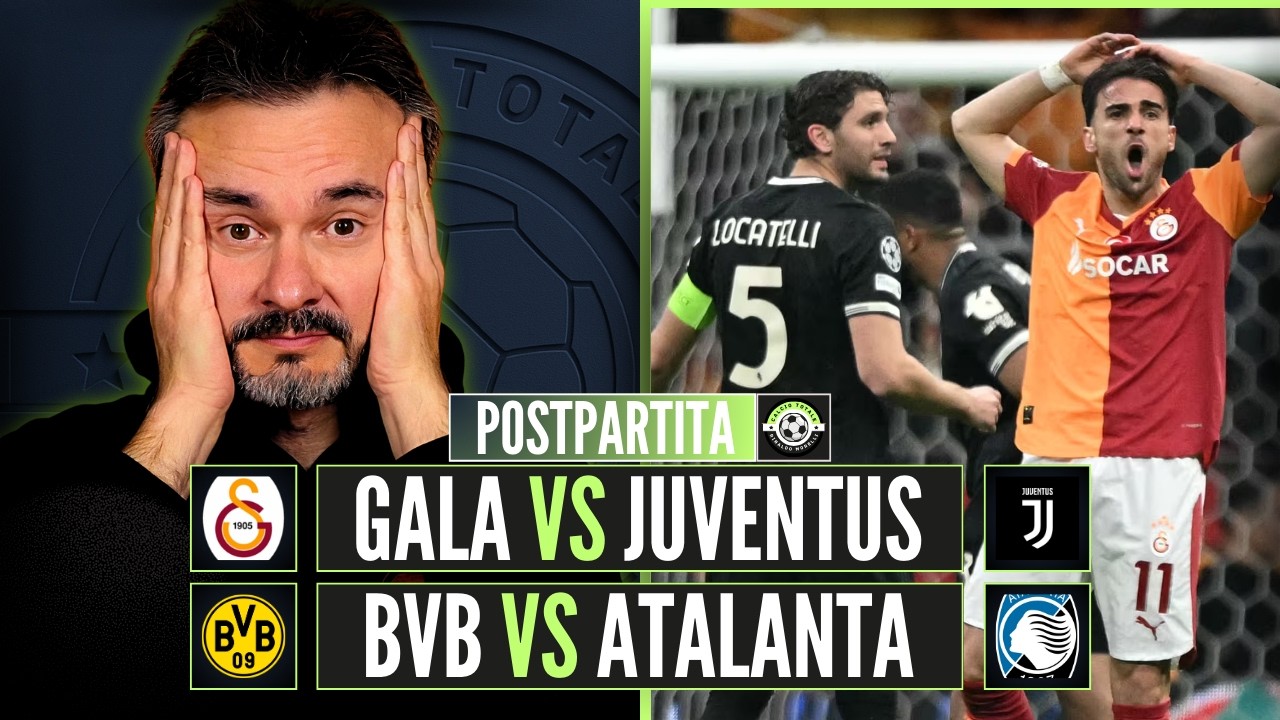 NOTTE NERA PER L’ITALIA: JUVENTUS UMILIATA 5-2, ATALANTA KO 2-0