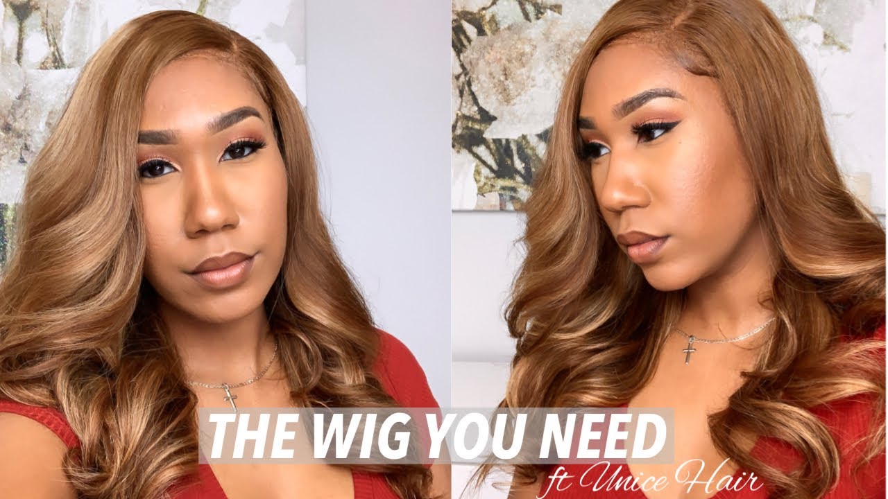 AFFORDABLE PRE-COLORED WIG FT UNICE HAIR + INSTALL AND REVIEW | BROOKE KENNEDY