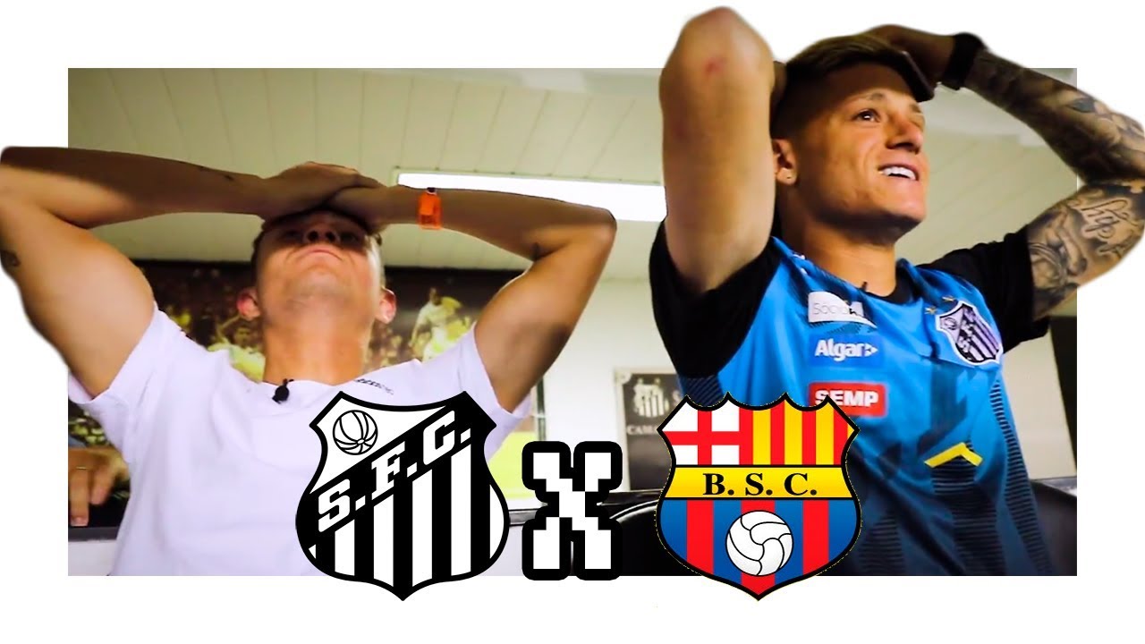 BASTIDORES DE SANTOS X BARCELONA NA LIBERTADORES