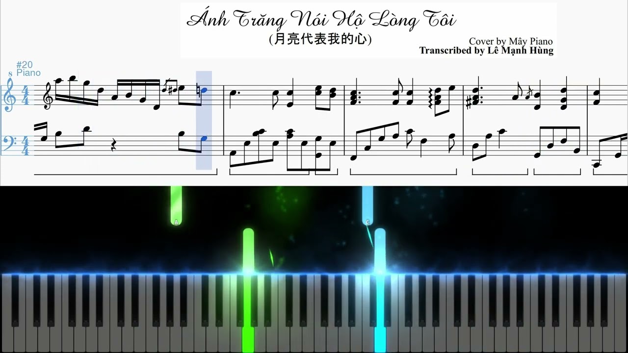 Ánh Trăng Nói Hộ Lòng Tôi (月亮代表我的心) | Cover by Mây Piano | Gabhung Music Arrangement