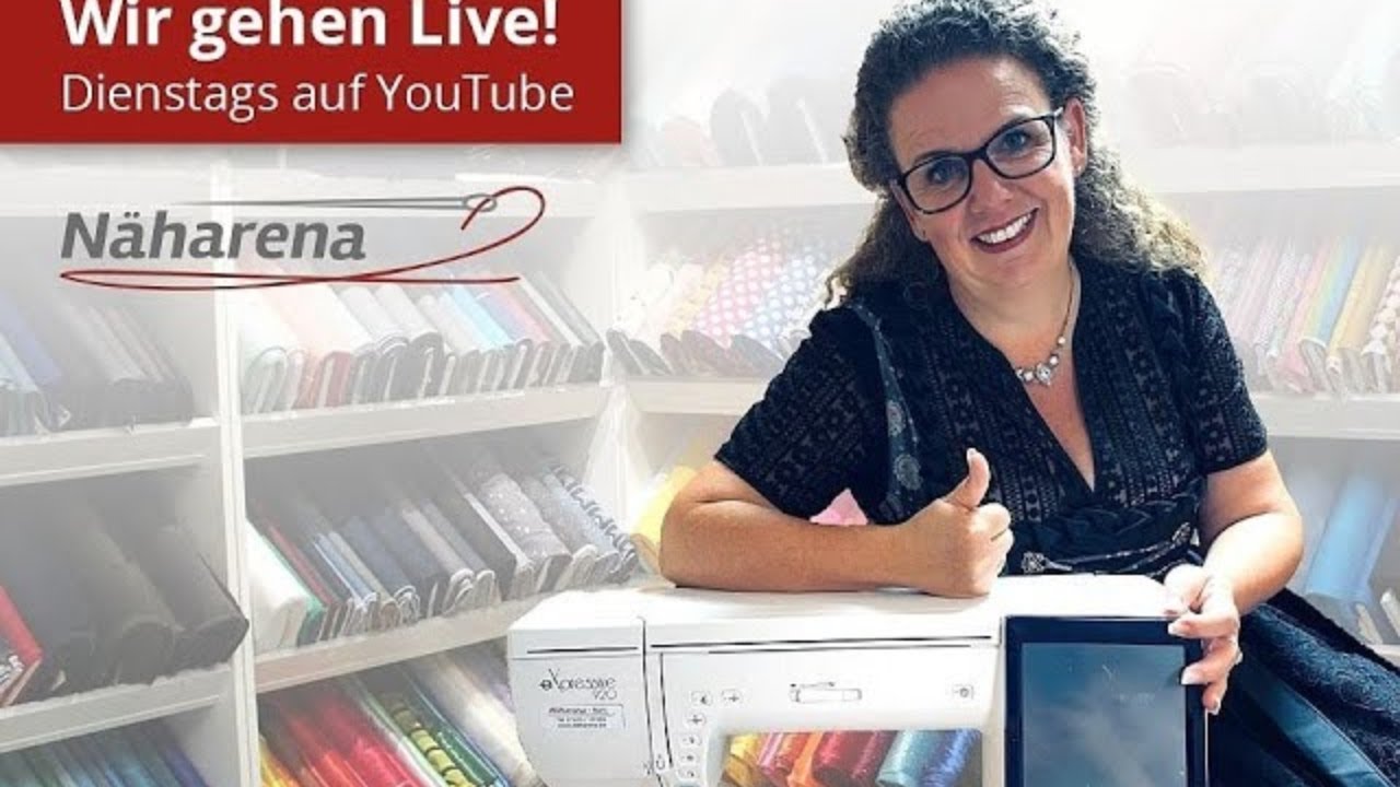 Wir gehen  LIVE! Kreatives aus beschichteter Baumwolle