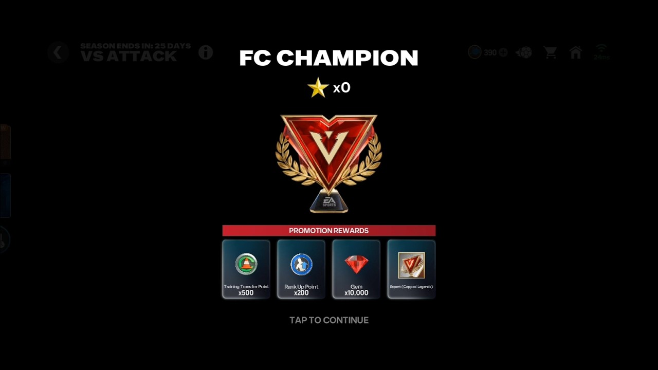 Fc champion complete , finely fc champion vs attack complete .