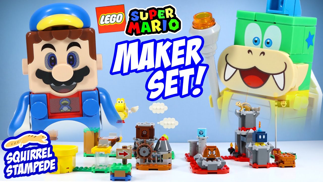 Обзор набора LEGO Super Mario Master Your Adventure Maker