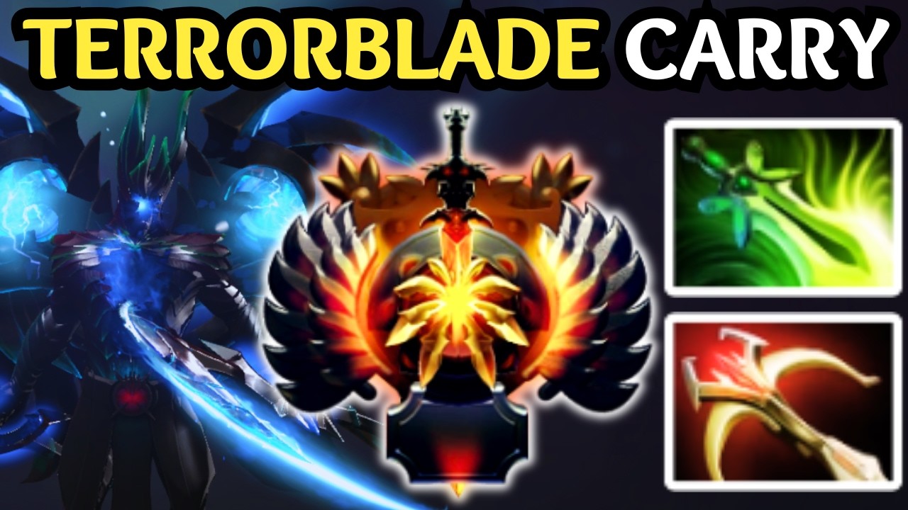 🔥 RAMPAGE TERRORBLADE SAFELANE — ILLUSION CARRY GAMEPLAY | DOTA 2 🔥