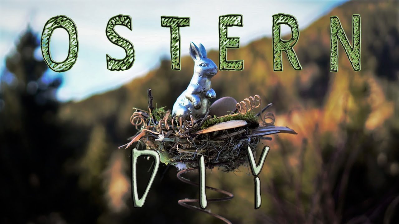 Oster DEKO Idee  DIY | Das hüpfende Osternest