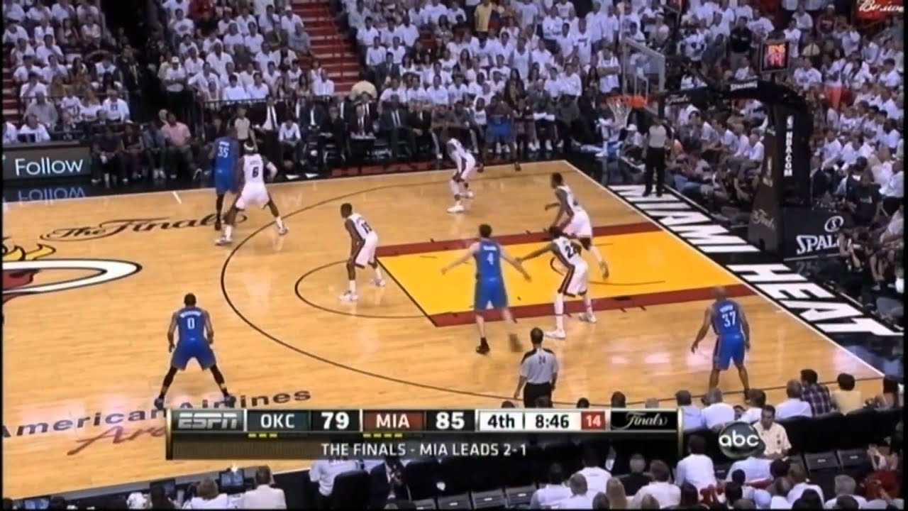 [6.19.12] Russell Westbrook - 43 points vs Heat (Game 4) (Complete Highlights)