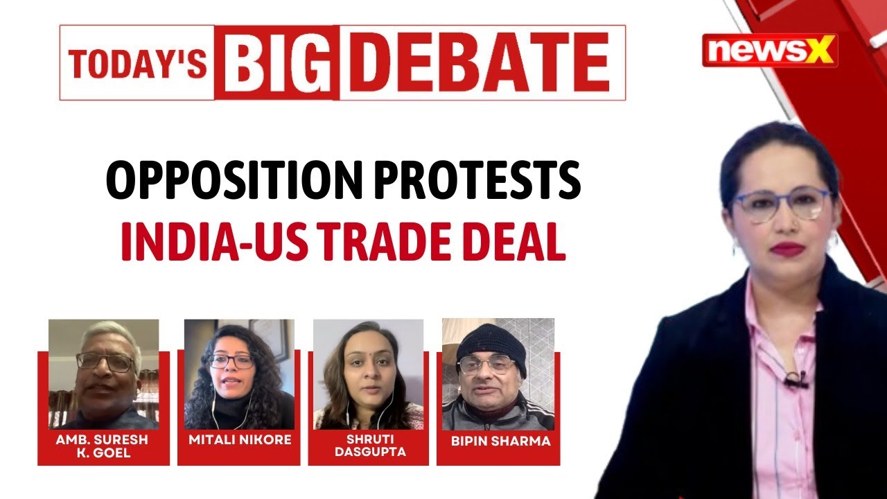 Parliament Stormed by Opposition Protests Over India-US Trade Deal Debate