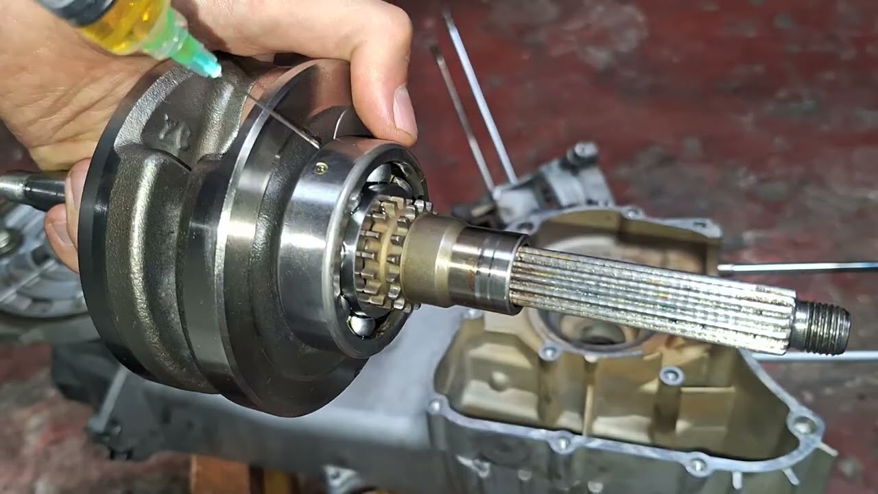 Instalacion de cigueñal de la yamaha bws 125