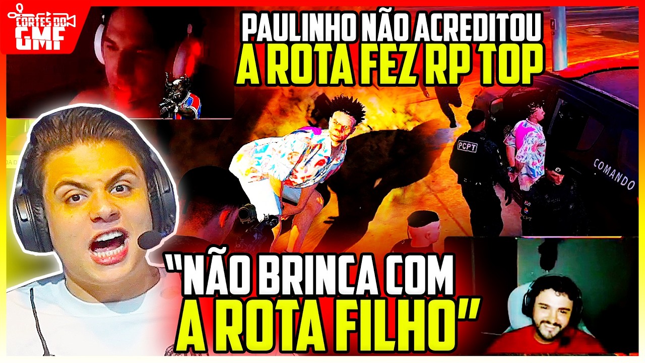 MUITO INESPERADO!😱 PAULINHO O LOKO deu FUGA INSANA e ROTA MITOU na CAPITAL CITY no GTA RP