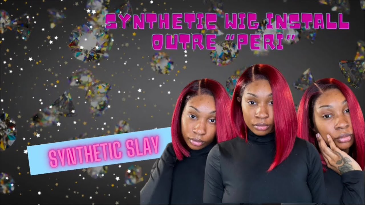Synthetic wig install using “Peri” from Outre