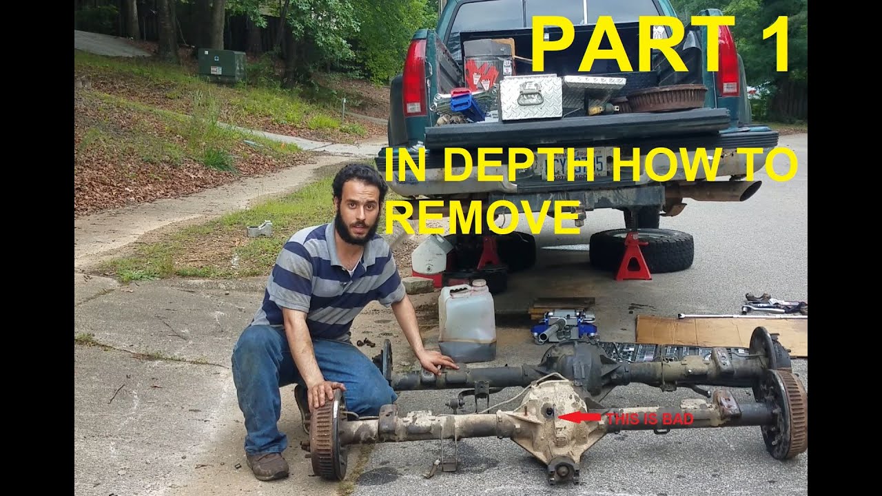 GMT400 REAR DIFFERENTIAL REPLACEMENT - PART 1 (REMOVAL) FULL GUIDE!!!!!!!