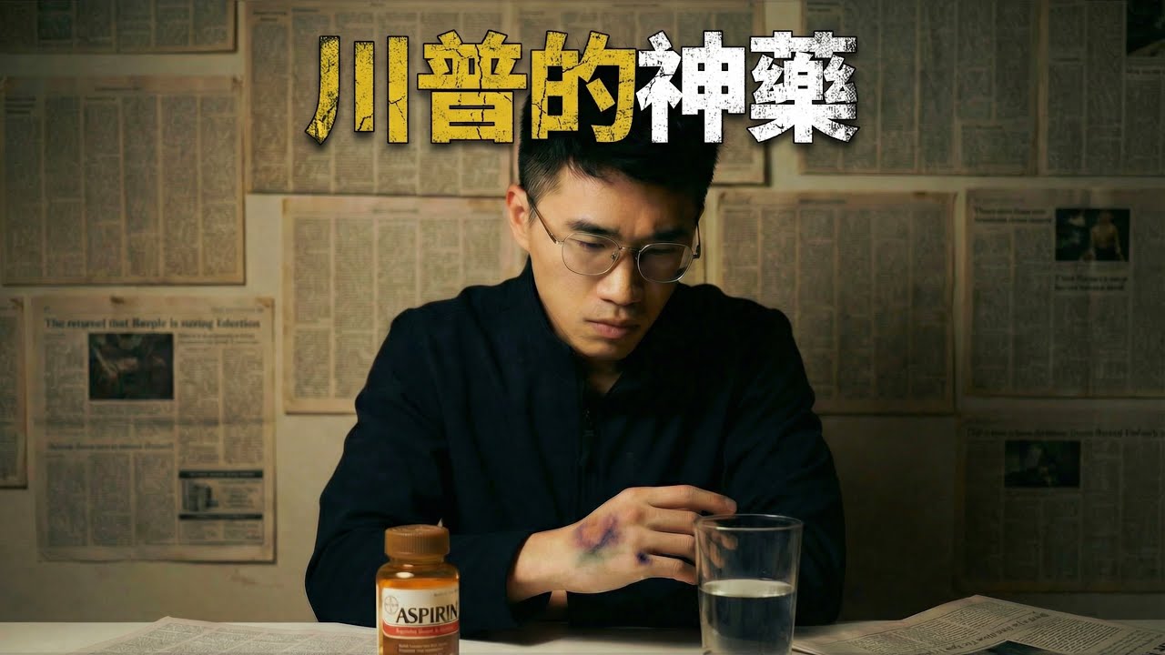 川普的手背為什麼有瘀青？神藥背後的隱患，抗炎，抗凝血，抗衰，為啥阿司匹林走向神壇