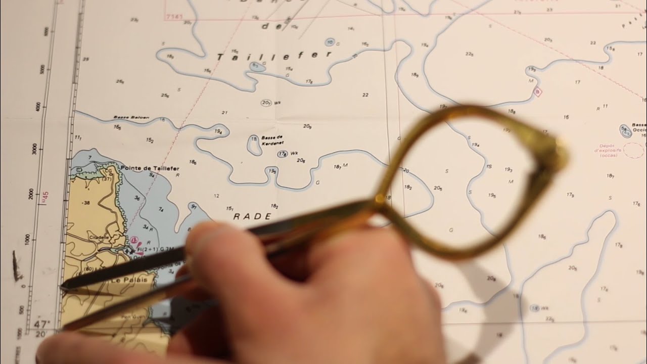 4/11 - Comment relever un point GPS sur une carte marine?
