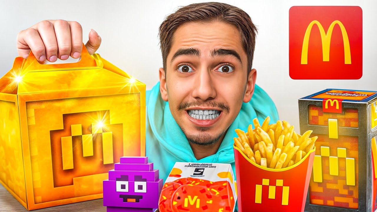 منو مخفی ماینکرفتی مک دونالد تست کردم!⛏️🍔