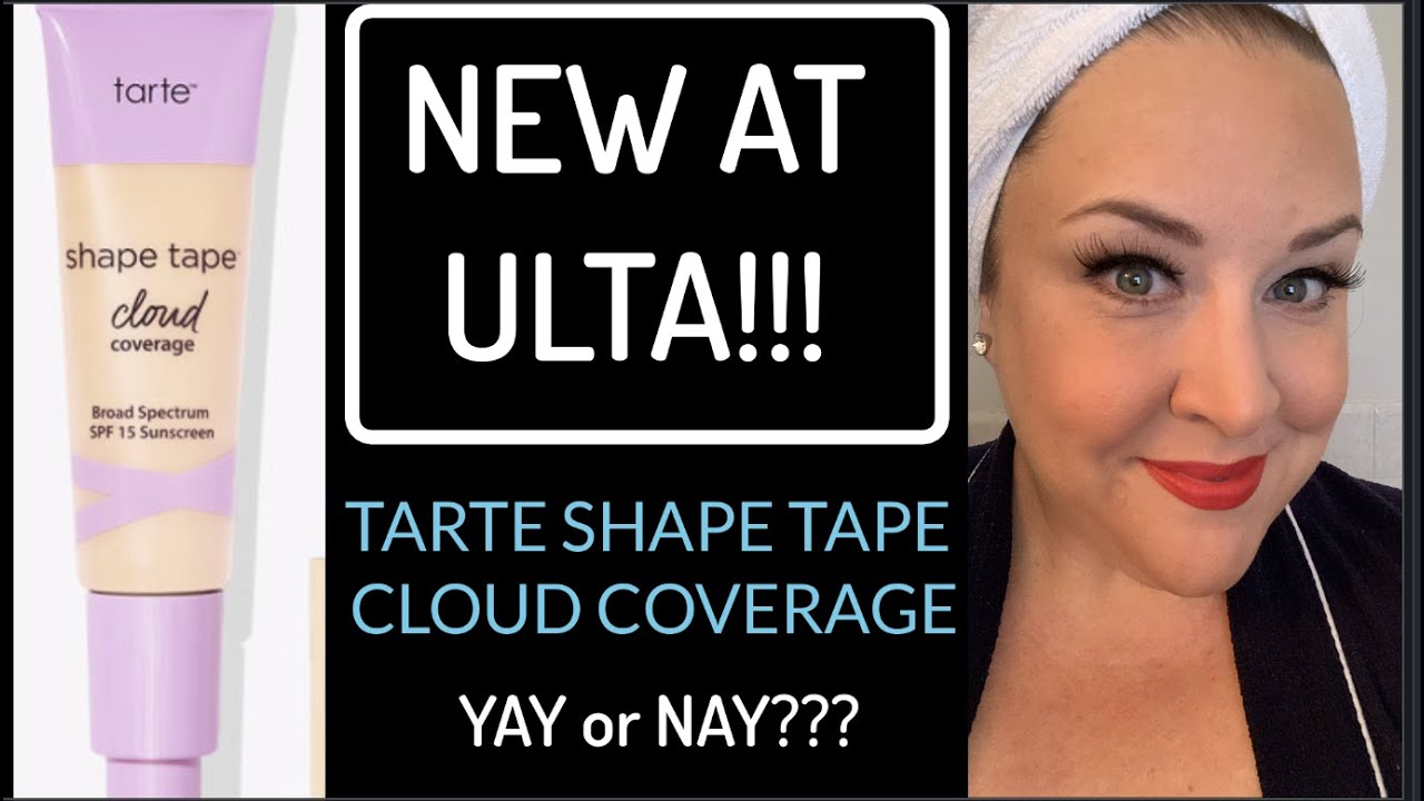 Tarte Shape Tape Cloud Cream Foundation Demo and Review