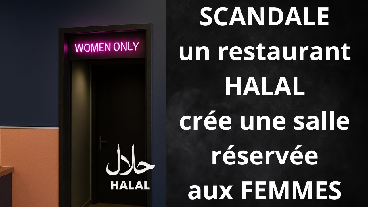SCANDALE un restaurant HALAL cr&eacute;e une salle r&eacute;serv&eacute;e aux FEMMES