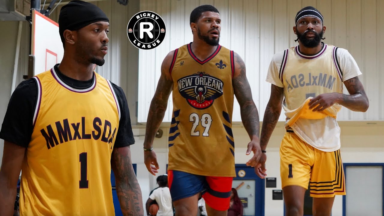 Lamar Peters BNC face off against NBA Pro Scottie Lewis Mamba Mentality in the Rickey League!! 