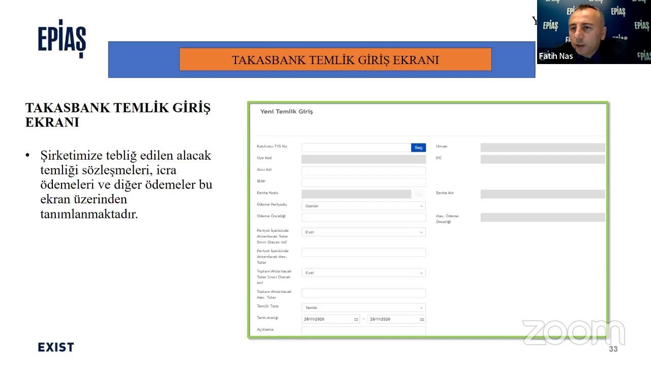 YEK-G Piyasası Eğitimi