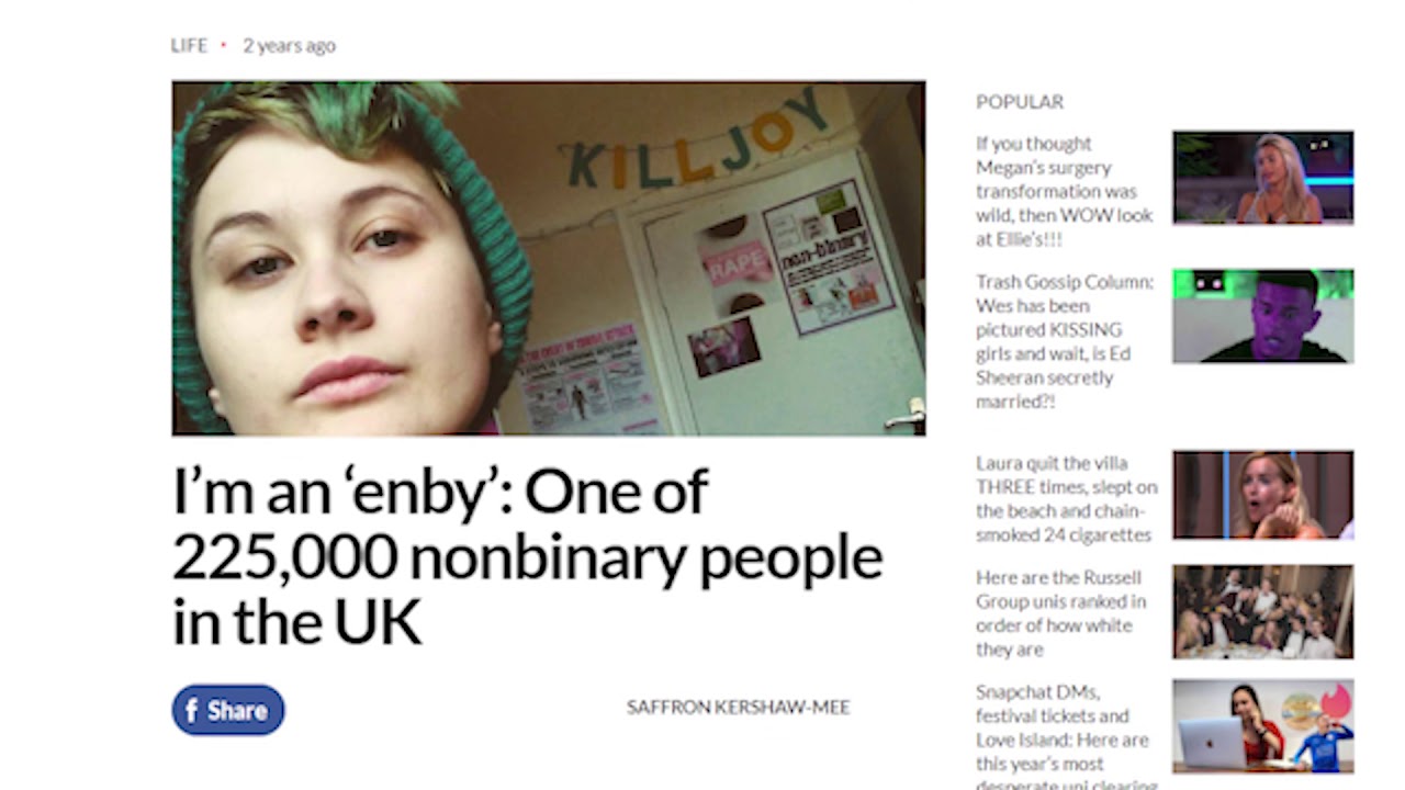 Saffron Mee: Non-Binary Activist