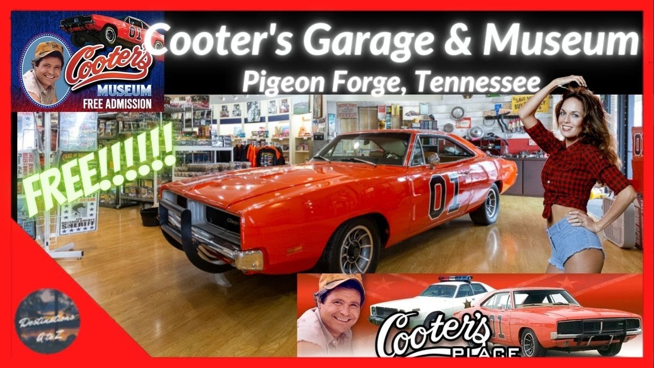 Cooter's Place /Garage and Museum from Dukes of Hazzard in Pigeon Forge, Tennessee Walk Through Tour