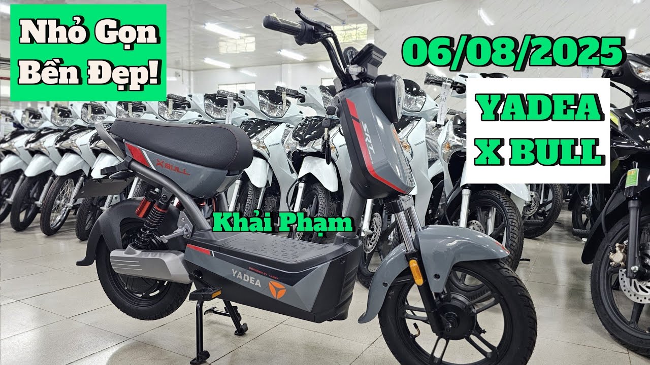 Yadea X Bull: chi tiết xe điện nhỏ gọn, bền, đẹp + giá bán 06/08/25. Khải Phạm #soobin #yadea #50cc 
