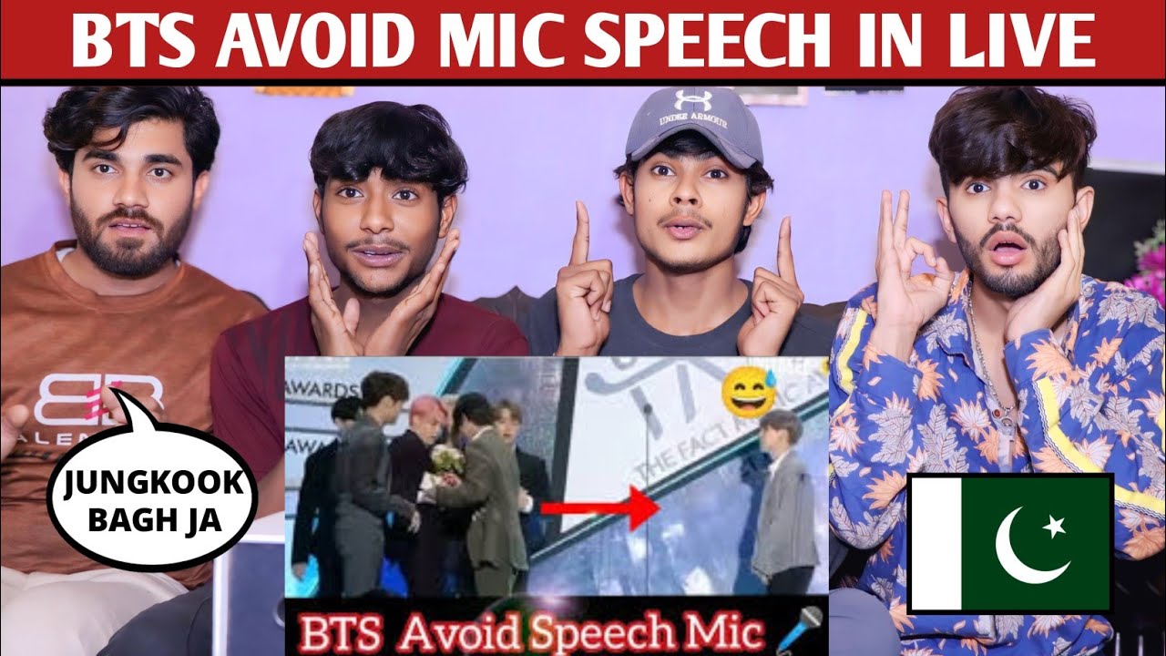 Bts Avoid Speech In Mic Live - Pakistani Reaction - For You Reaction