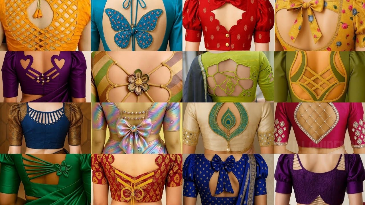 50+ Latest Blouse Designs 2026 | Stylish Saree Blouse Back Neck & Sleeves Design Ideas