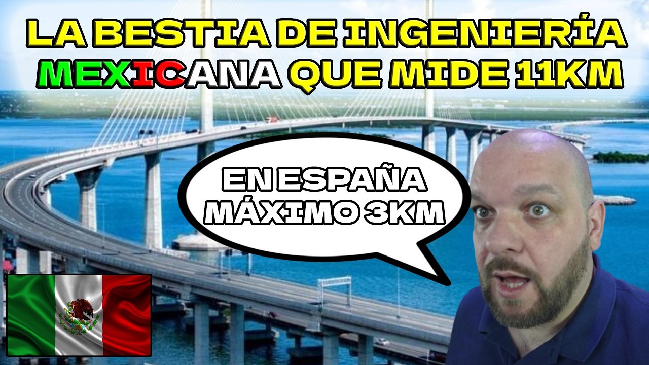 El PUENTE NICHUPTÉ a días de su inauguración, obra de ingeniería mexicana de 11km que bate récords