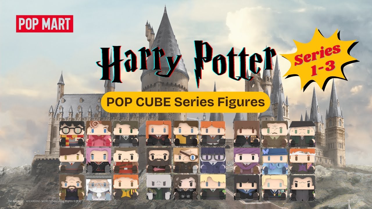 🪄✨ MAGICAL MEGA UNBOXING! ✨🪄 Harry Potter POPMART POP CUBE Series 1, 2 & 3! | ASMR 📦🔮