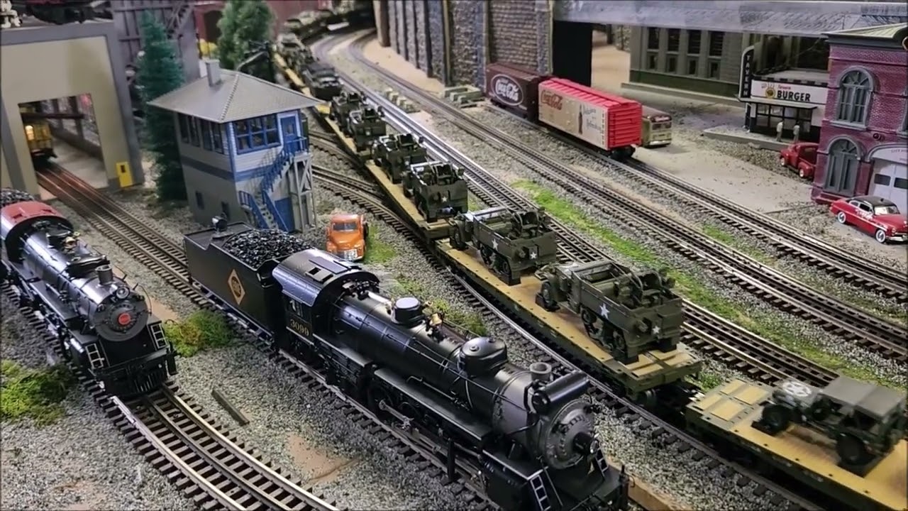 O Gauge Model Train Layout of Mr. Muffin's Trains