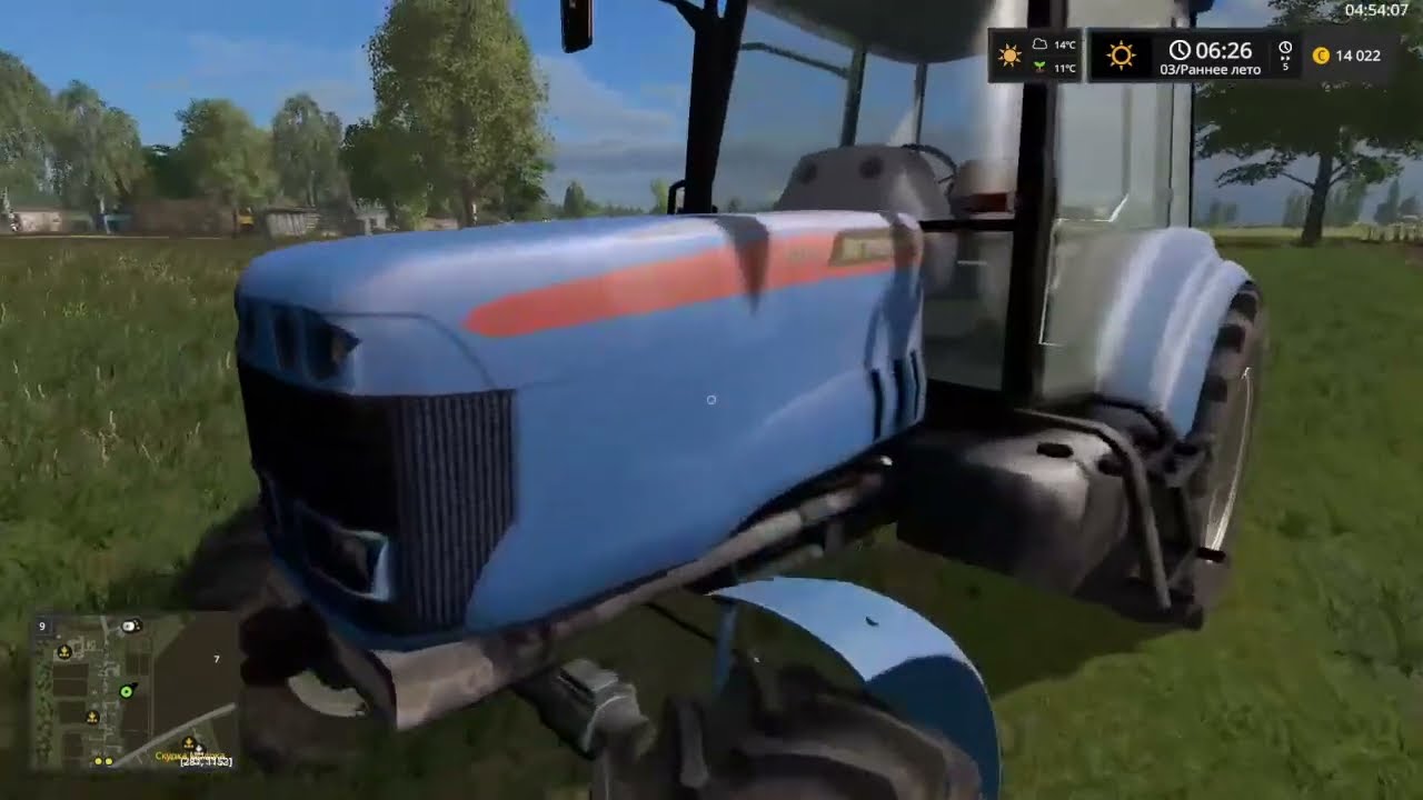 FS 17. Проходження. 27. день, літо покос трави.  на Мапа Новадніпровка украйна.