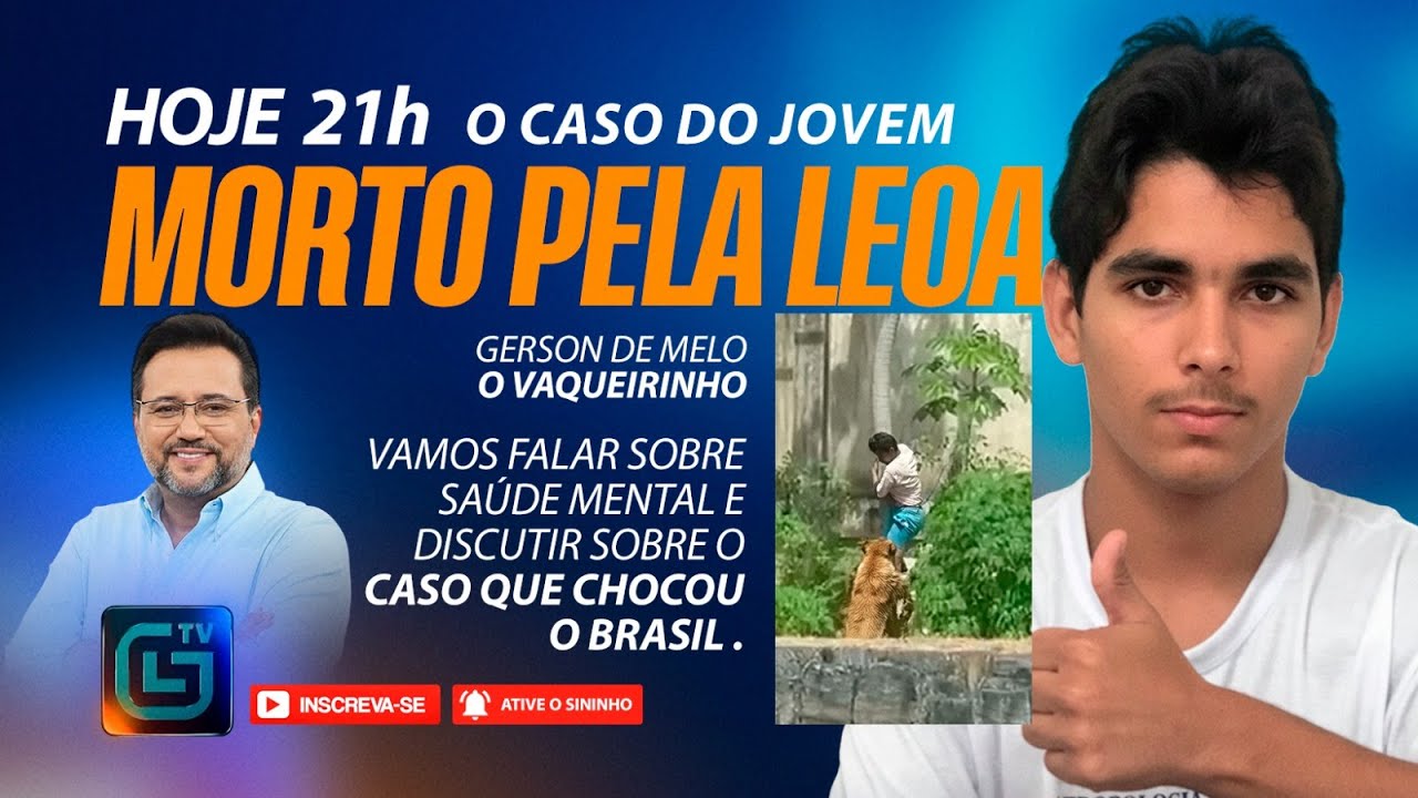 Geraldo Luis fala sobre o Caso Vaqueirinho / Leoa (AO VIVO)  - 