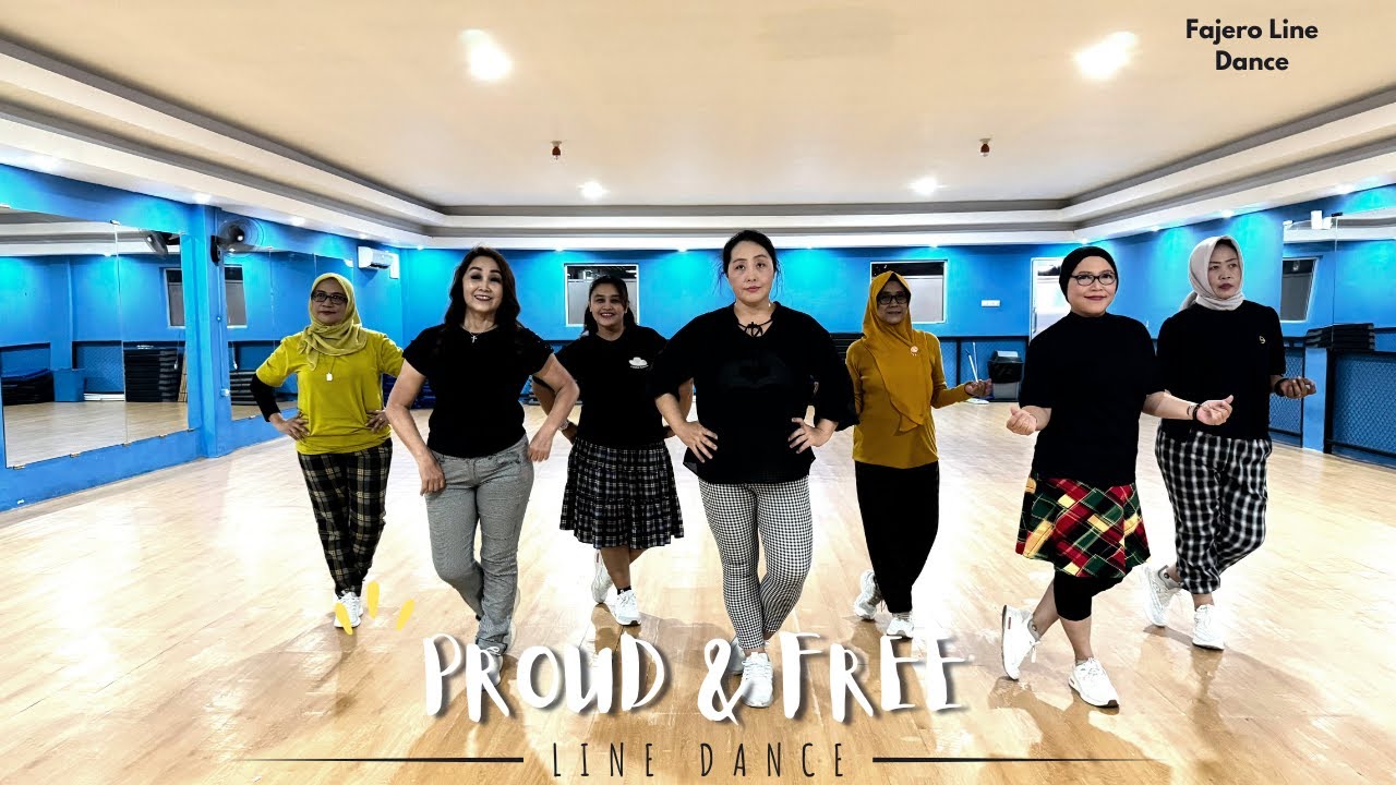 Proud & Free Line Dance || Choreo : Guyton Mundy (USA)