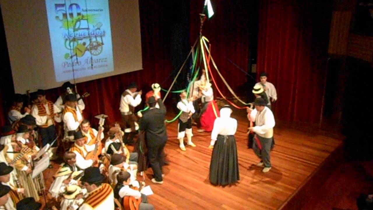 AF Pedro Alvarez. 50 Años. 01 Baile de cintas (Tajaraste)
