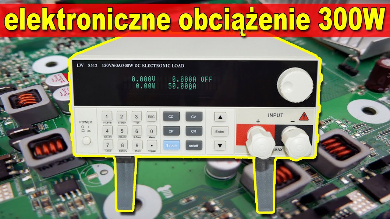 300W▶150V▶60A▶elektroniczne obciążenie LW8512 CC CV CR CP Electronic Load DC Test zasilacza