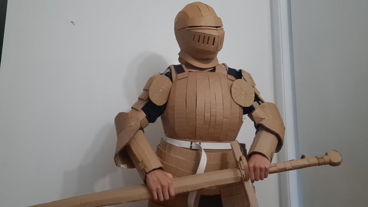 How To Make Cardboard Maximilian Knight Armor Pt 1